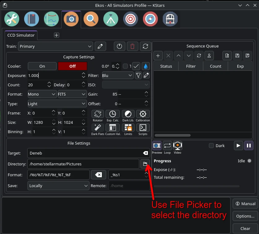 KStars File Picker